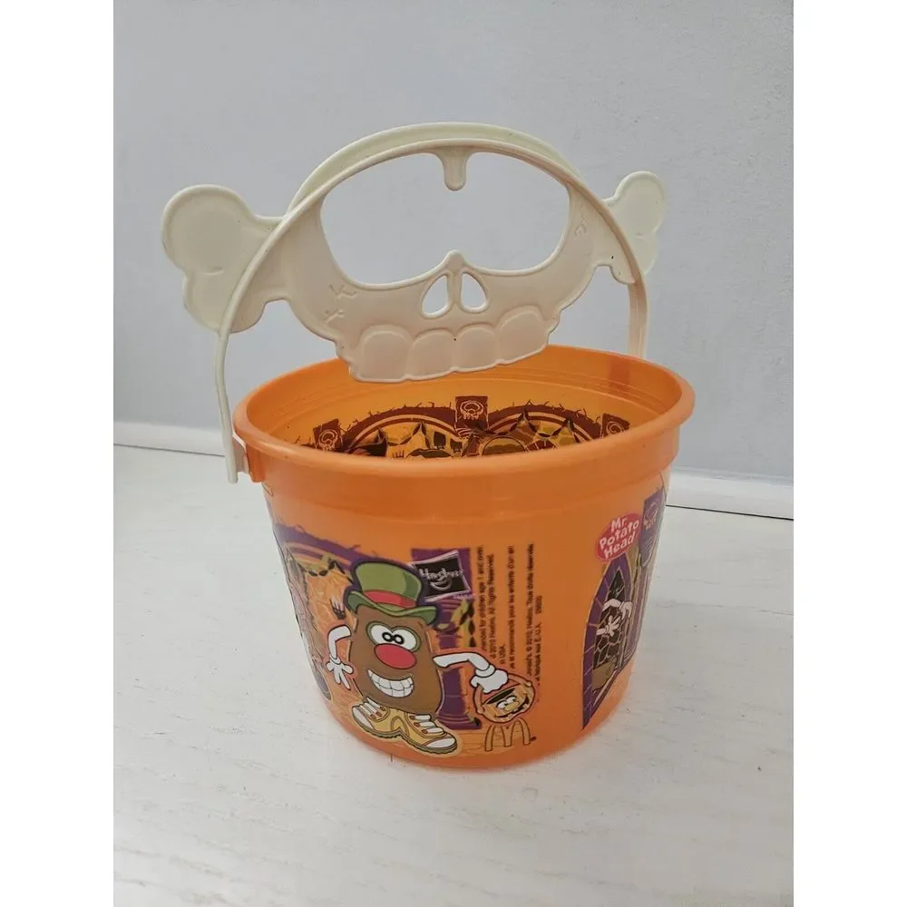 McDonald's Happy Meal Mr Potato Head Halloween Trick or Treat Pail Bucket 2010‎